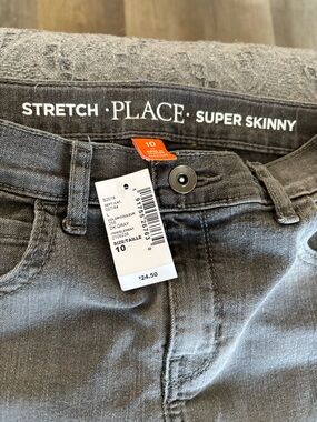 The Children's Place Gray Super Skinny Stretch Jeans - Kids
